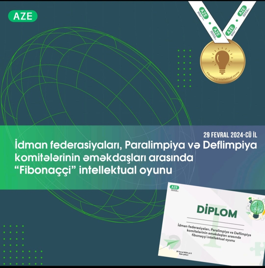 29 fevral İdman federasiyaları, Paralimpiya və Deflimpiya komitələrinin əməkdaşları arasında "Fionaççi" intellektual oyunu