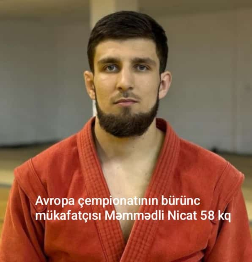 Bağırov Elvin sambo idman növü üzrə 64 kq çəki dərəcəsində Avropa çempionu oldu