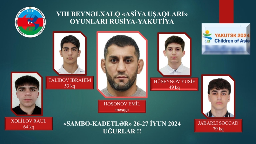 TALIBOV İBRAHİM BÜRÜNC MEDALA SAHİB OLDU/ASIYA UŞAQLARI VIII BEYNƏLXALQ İDMAN OYUNLARI