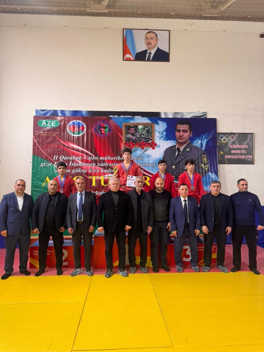 Şəhid Elvin İslamovun xatirəsinə həsr olunmuş sambo idman növü üzrə açıq turnir keçirildi