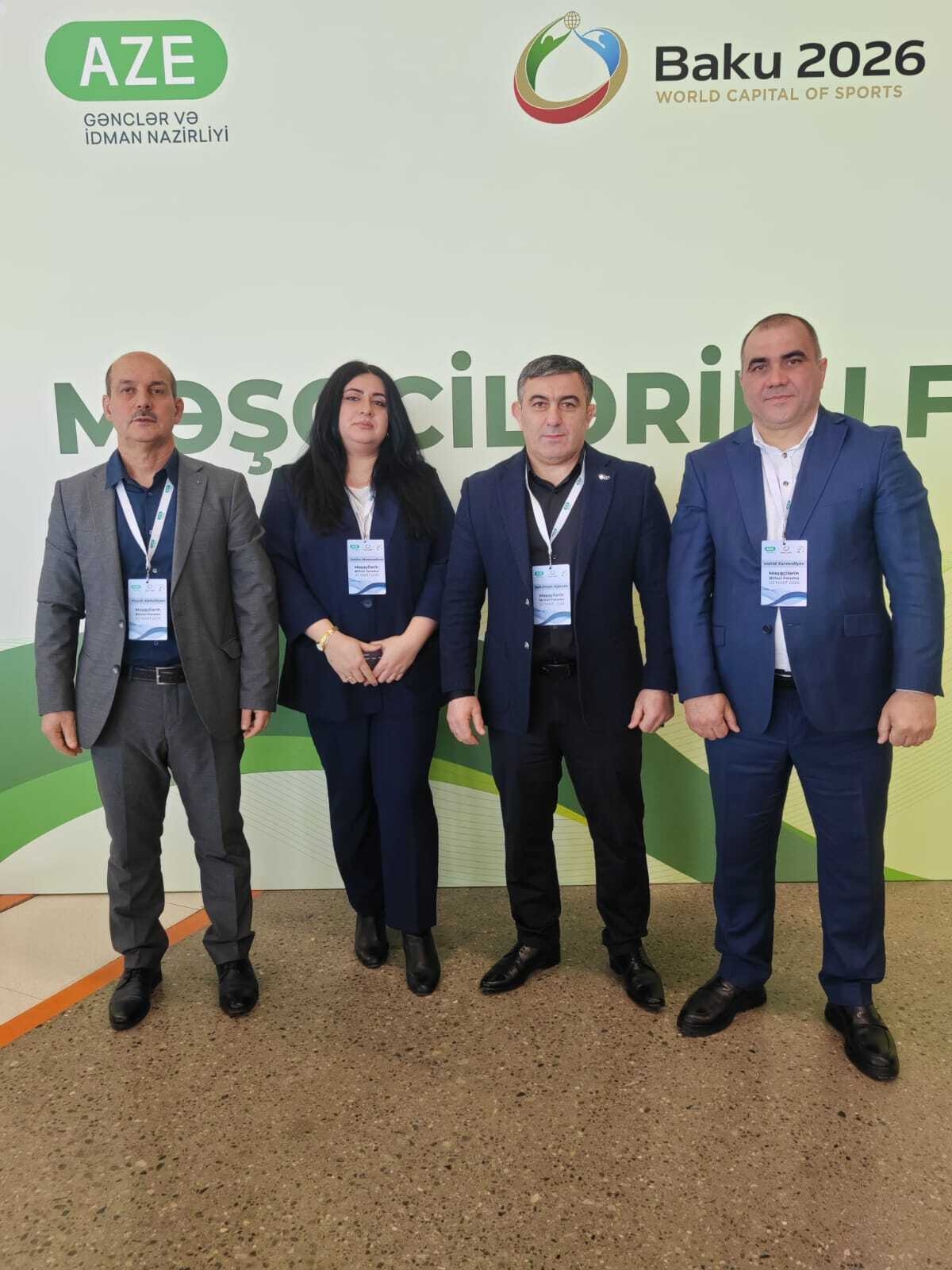 02 mart  "Məşqçilərin I Forumu"