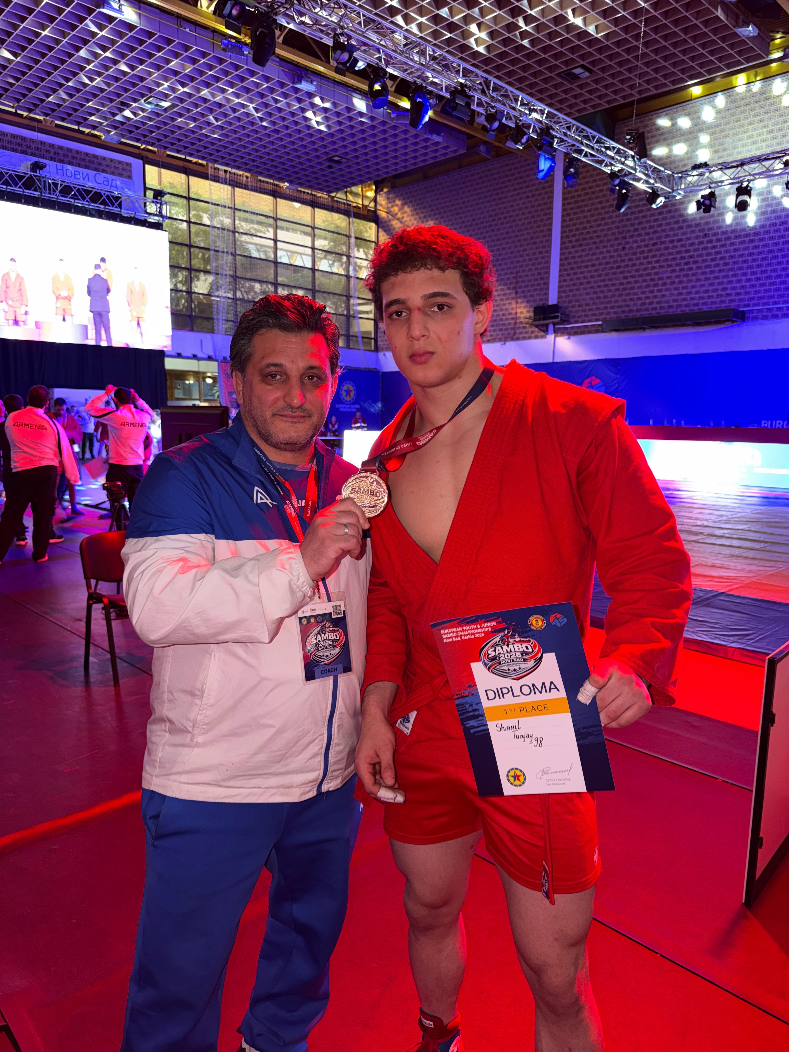 Sambo idman növü üzrə yeniyetmələr və gənclər arasında Avropa birinciliklərində 7 medal