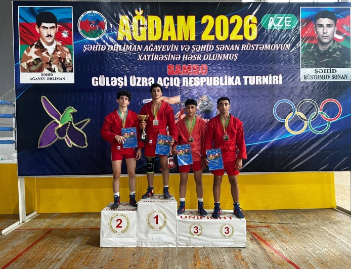 Ağdam Olimpiya İdman Kompleksində "I Qarabaq muharibəsi şəhidləri Əhliman Ağayev və Sənan Rüstəmovun xatirəsinə həsr olunmuş"  sambo idman növü üzrə yeniyetmələr arasında açıq turnir keçirilmişdir
